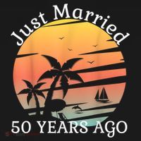 50th Wedding Anniversary Cruise Just Married 50 Years Women's Tank Top thumb 5