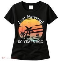 50th Wedding Anniversary Cruise Just Married 50 Years Women's T-Shirt thumb 0