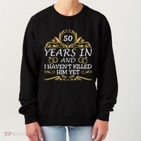 50th Wedding Anniversary Husband Wife Women's Sweatshirt thumb 0