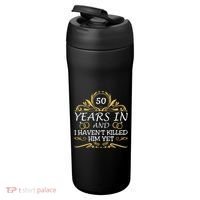 50th Wedding Anniversary Husband Wife 24oz Duet Stainless Steel Tumbler thumb 3