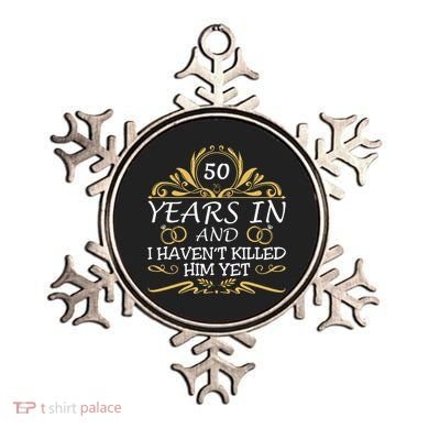 50th Wedding Anniversary Husband Wife Ornament