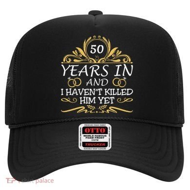 50th Wedding Anniversary Husband Wife Hat