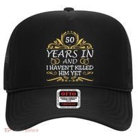 50th Wedding Anniversary Husband Wife Hat thumb 0