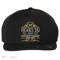 50th Wedding Anniversary Husband Wife Wool Snapback Cap thumb 0