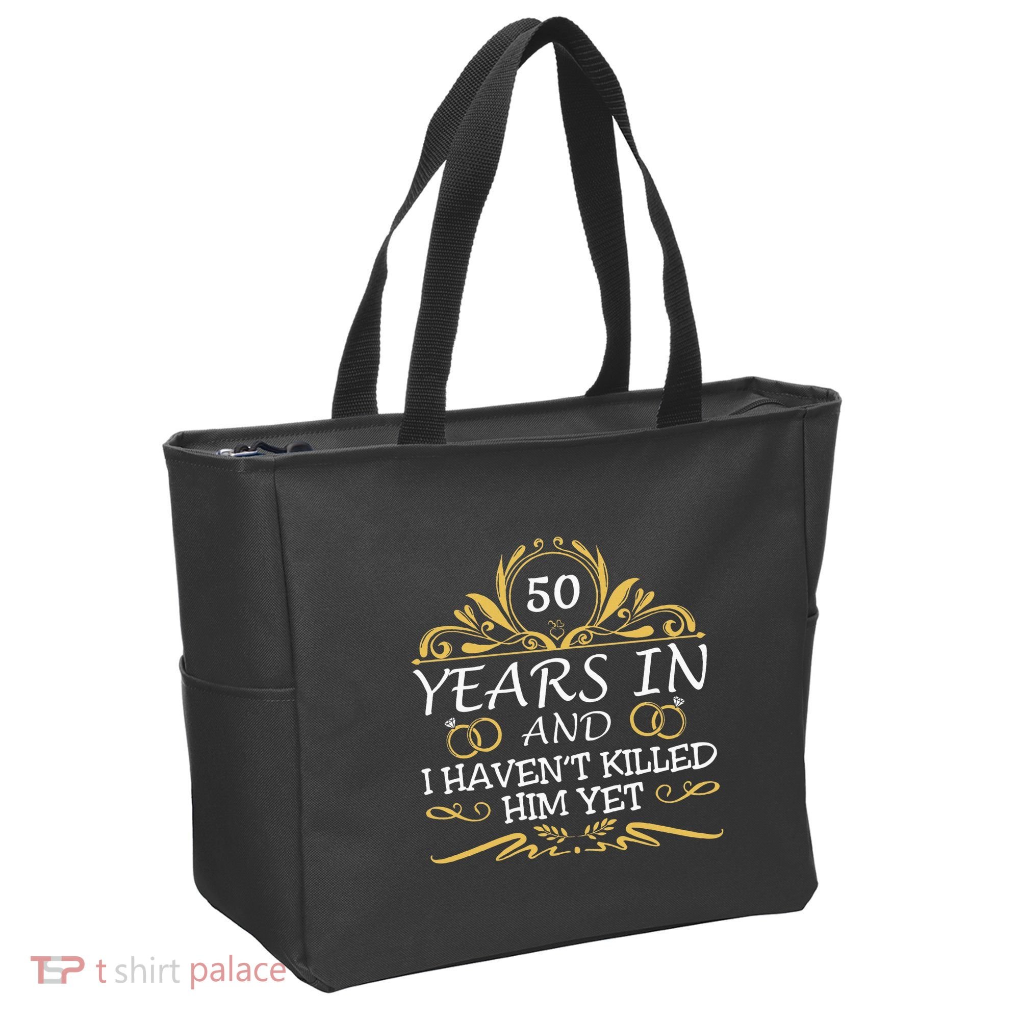 50th Wedding Anniversary Husband Wife Tote Bag
