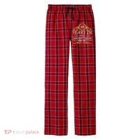 50th Wedding Anniversary Husband Wife Men's Flannel Plaid Pajama Pants thumb 0