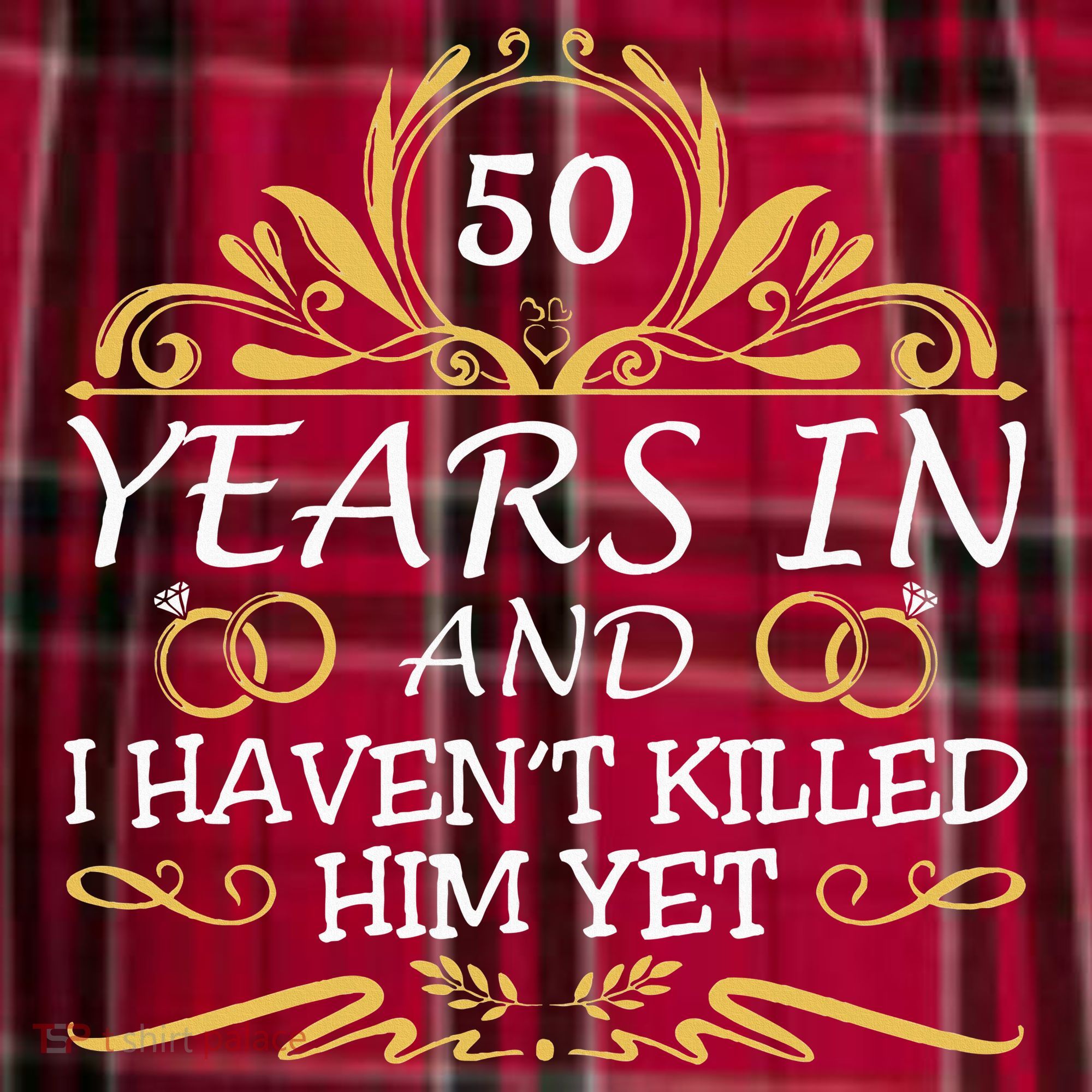 50th Wedding Anniversary Husband Wife Men's Flannel Plaid Pajama Pants