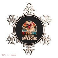 5 Years Awesome T Rex Dinosaur 5th Birthday Dino Boys Kids Ornament thumb 0