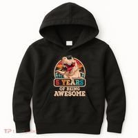 5 Years Awesome T Rex Dinosaur 5th Birthday Dino Boys Kids Kids Hoodie thumb 0