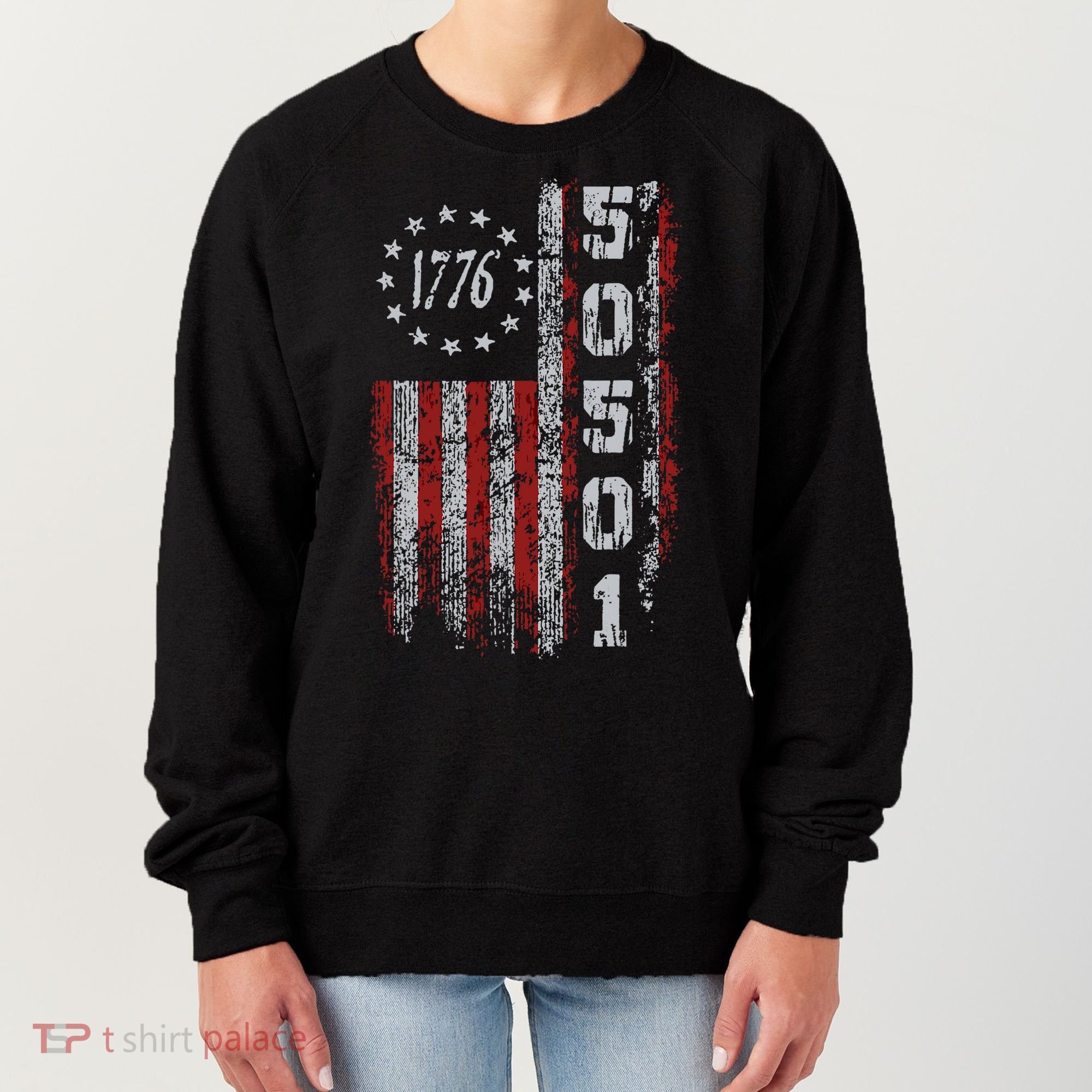 50501 Your Country Needs You American Flag Women's Sweatshirt
