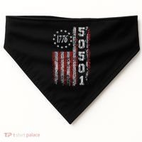 50501 Your Country Needs You American Flag USA-Made Doggie Bandana thumb 0