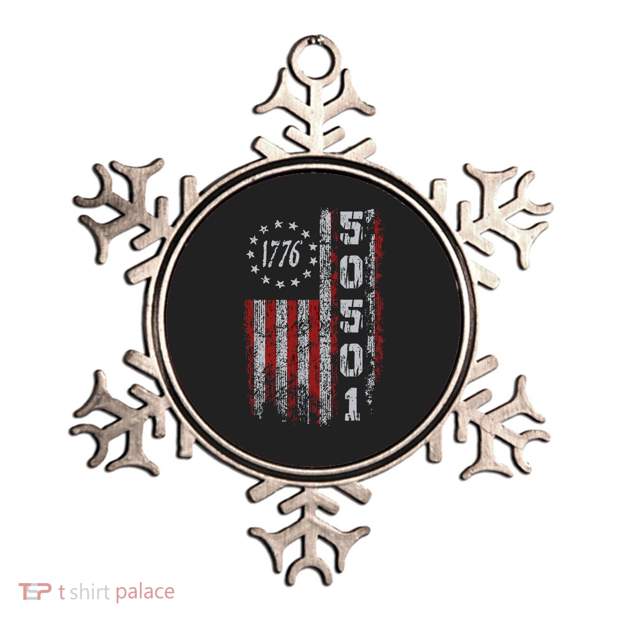50501 Your Country Needs You American Flag Ornament