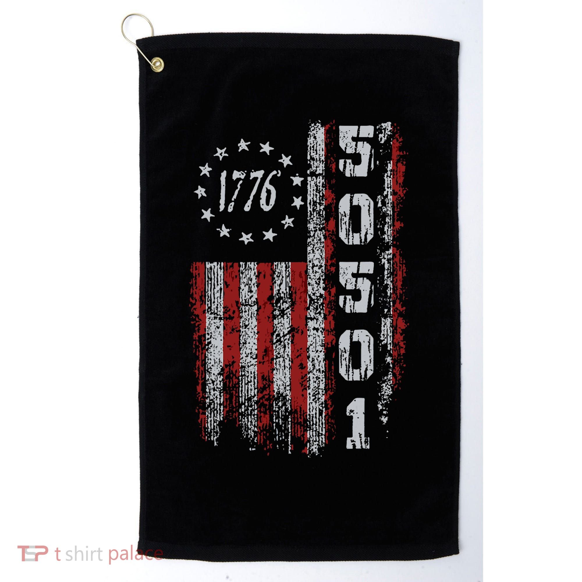 50501 Your Country Needs You American Flag Golf Towel