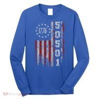50501 Your Country Needs You American Flag Long Sleeve Shirt thumb 0