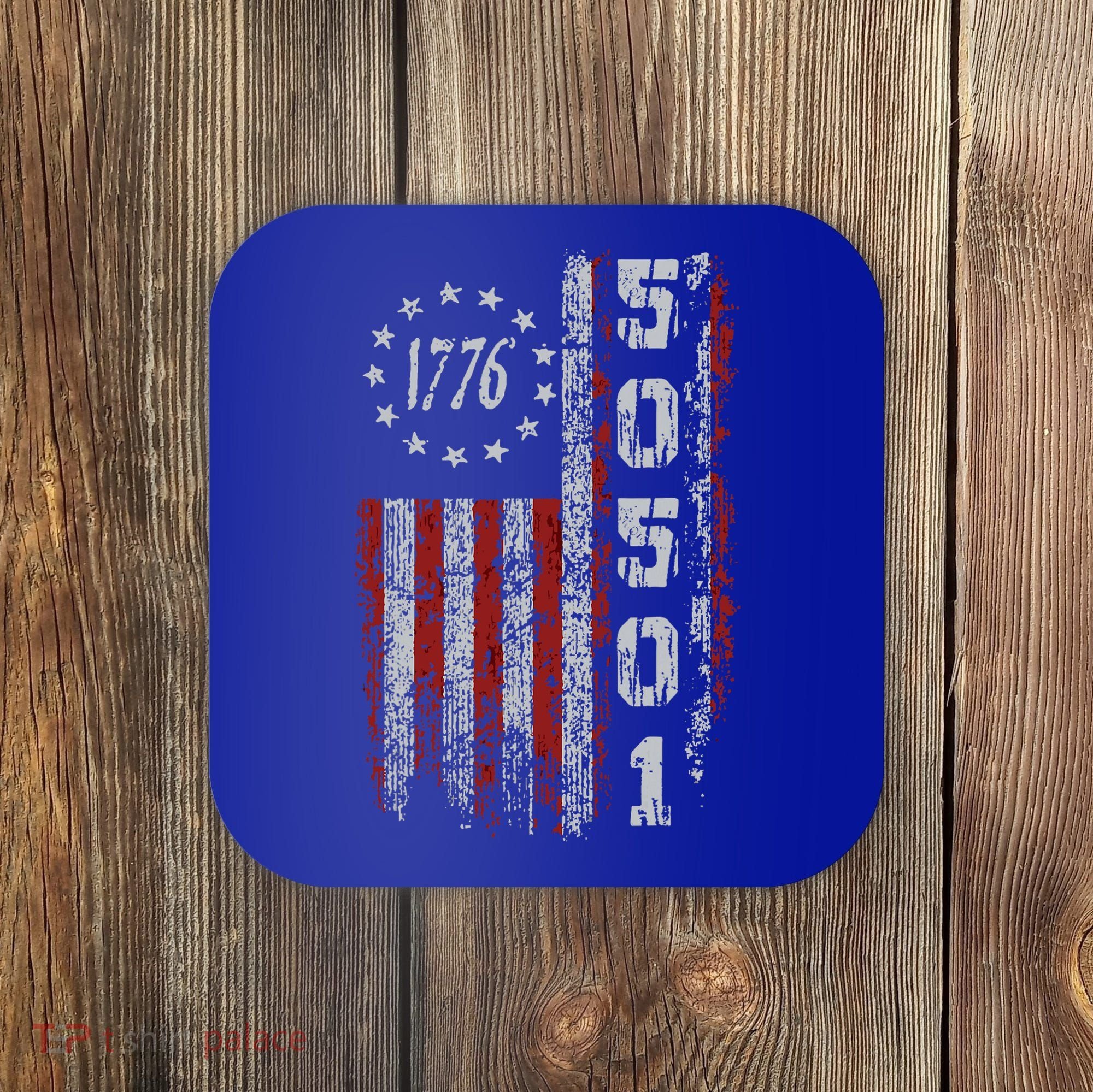 50501 Your Country Needs You American Flag Coaster