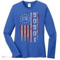 50501 Your Country Needs You American Flag Women's Long Sleeve Shirt thumb 0