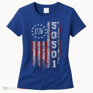 50501 Your Country Needs You American Flag Women's T-Shirt