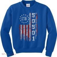 50501 Your Country Needs You American Flag Kids Sweatshirt thumb 0
