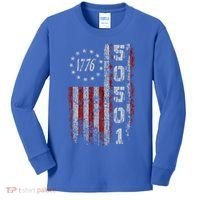 50501 Your Country Needs You American Flag Kids Long Sleeve Shirt thumb 0