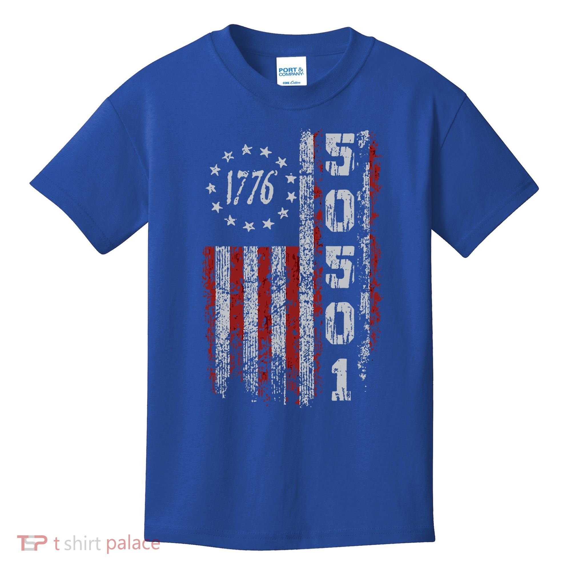 50501 Your Country Needs You American Flag Kids T-Shirt
