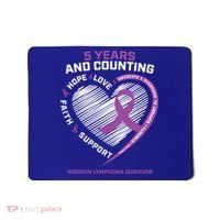 5 Years Cancer Free Funny Gift Hodgkin's Lymphoma Survivor Cool Gift Mousepad thumb 0