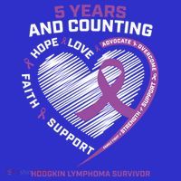 5 Years Cancer Free Funny Gift Hodgkin's Lymphoma Survivor Cool Gift Mousepad thumb 1