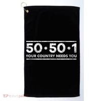 50501 Your Country Needs You Golf Towel thumb 0