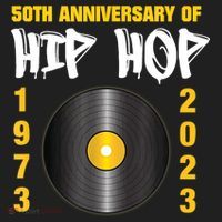 50 Years Hip Hop Vinyl Retro | 50th Anniversary Celebration Beanie thumb 2