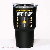 50 Years Hip Hop Vinyl Retro | 50th Anniversary Celebration Tumbler thumb 0