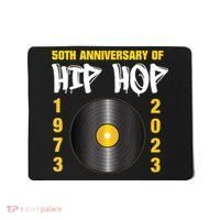 50 Years Hip Hop Vinyl Retro | 50th Anniversary Celebration Mousepad thumb 0