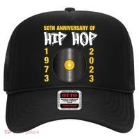 50 Years Hip Hop Vinyl Retro | 50th Anniversary Celebration Hat thumb 0