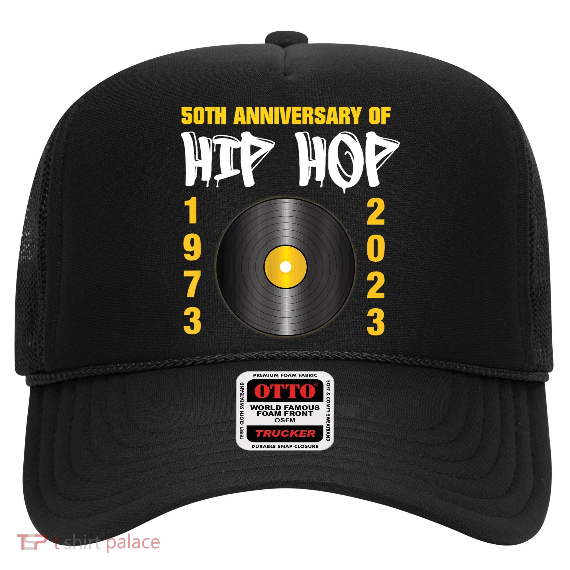 50 Years Hip Hop Vinyl Retro | 50th Anniversary Celebration Hat