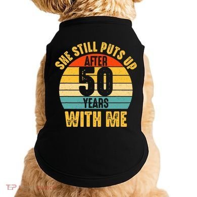 50 Year Marriage Husband 50th Wedding Anniversary Doggie Tank