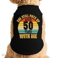 50 Year Marriage Husband 50th Wedding Anniversary Doggie Tank thumb 0