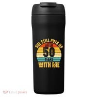 50 Year Marriage Husband 50th Wedding Anniversary 24oz Duet Stainless Steel Tumbler thumb 0