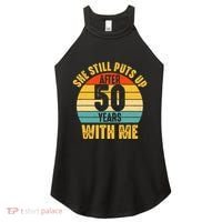 50 Year Marriage Husband 50th Wedding Anniversary Women's Perfect Tri Rocker Tank thumb 0