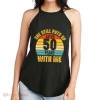 50 Year Marriage Husband 50th Wedding Anniversary Women's Perfect Tri Rocker Tank thumb 2