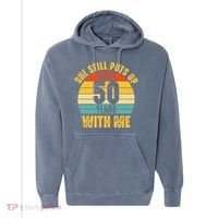 50 Year Marriage Husband 50th Wedding Anniversary Comfort Colors Garment-Dyed Hooded Sweatshirt thumb 0
