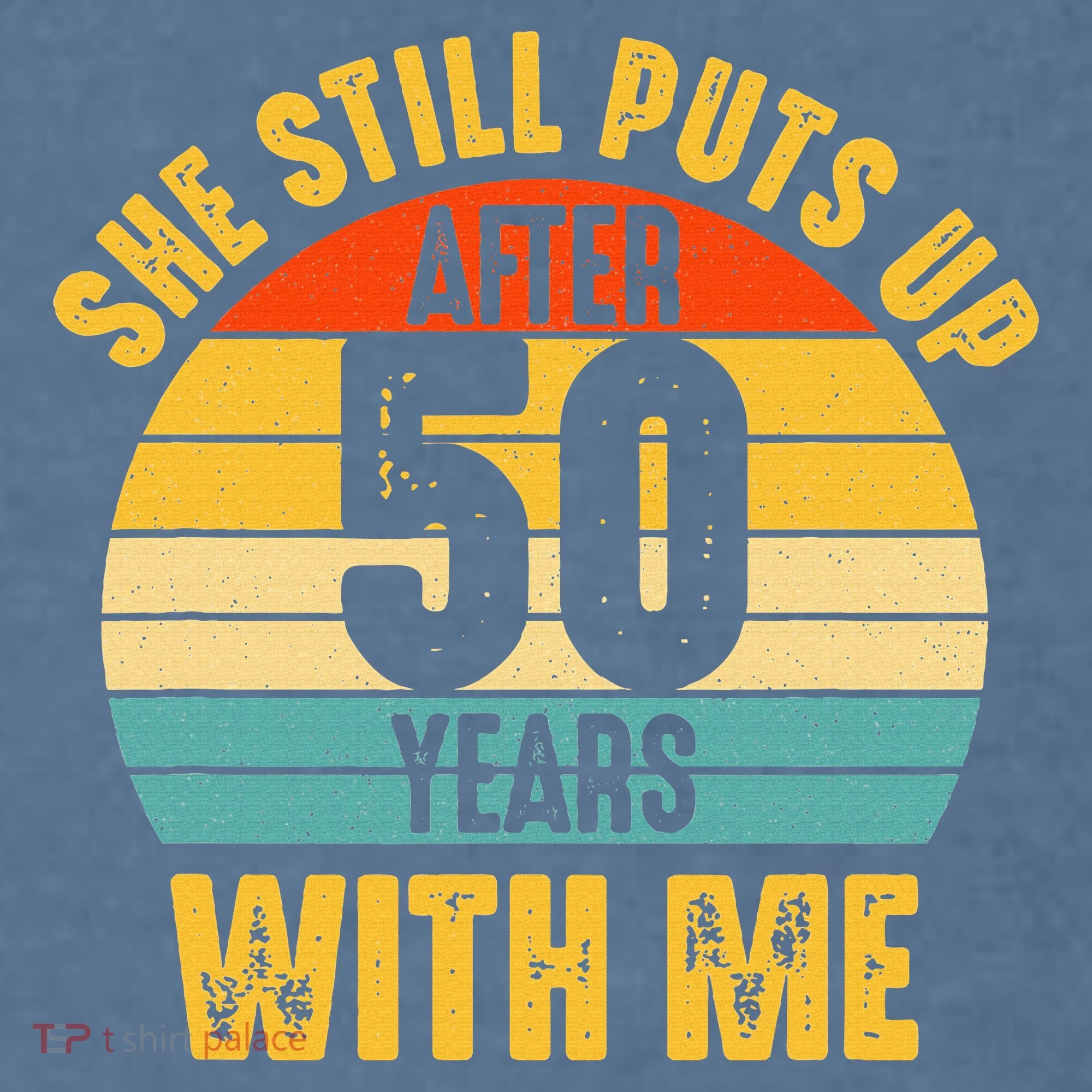 50 Year Marriage Husband 50th Wedding Anniversary Comfort Colors Garment-Dyed Hooded Sweatshirt