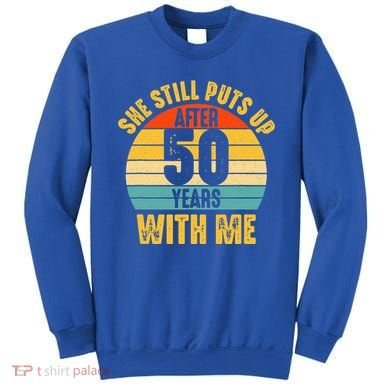 50 Year Marriage Husband 50th Wedding Anniversary Sweatshirt