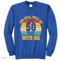 50 Year Marriage Husband 50th Wedding Anniversary Sweatshirt thumb 0