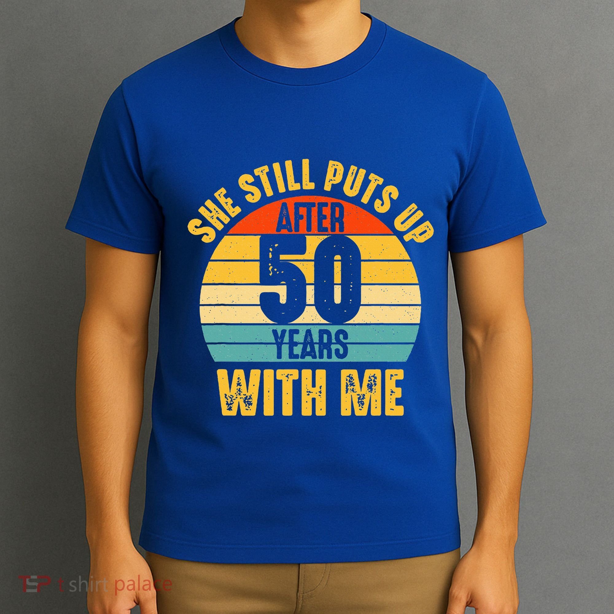 50 Year Marriage Husband 50th Wedding Anniversary T-Shirt