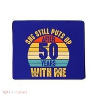 50 Year Marriage Husband 50th Wedding Anniversary Mousepad thumb 0