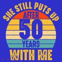 50 Year Marriage Husband 50th Wedding Anniversary Mousepad thumb 1