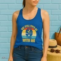 50 Year Marriage Husband 50th Wedding Anniversary Women's Tank Top thumb 2