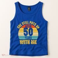 50 Year Marriage Husband 50th Wedding Anniversary Tank Top thumb 2