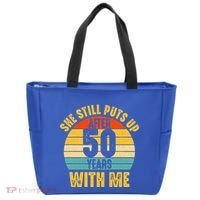 50 Year Marriage Husband 50th Wedding Anniversary Tote Bag thumb 0