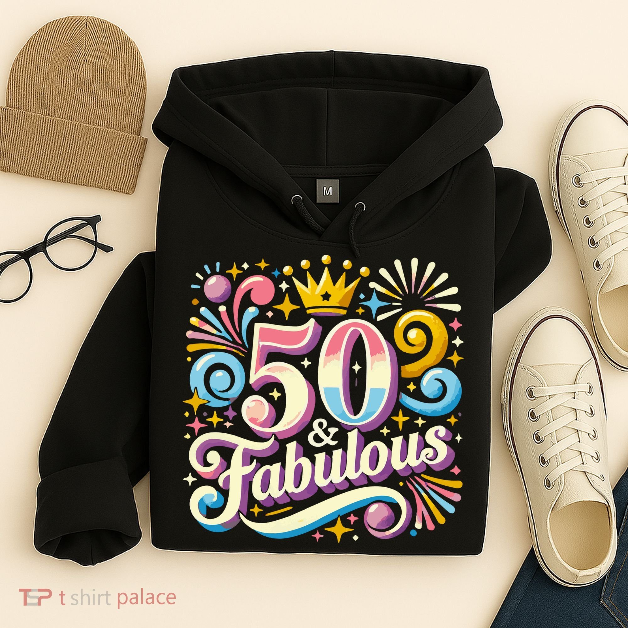 50 Year Old & Fabulous 50th Birthday Cute Hoodie