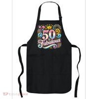 50 Year Old & Fabulous 50th Birthday Cute Apron thumb 0