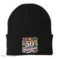 50 Year Old & Fabulous 50th Birthday Cute Beanie thumb 0